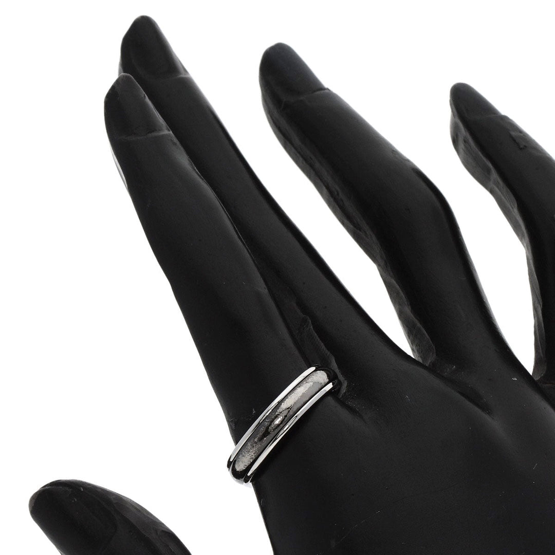 TIFFANY&Co. Ring PT950 Silver Double line