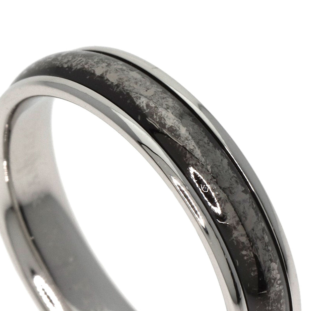 TIFFANY&Co. Ring PT950 Silver Double line