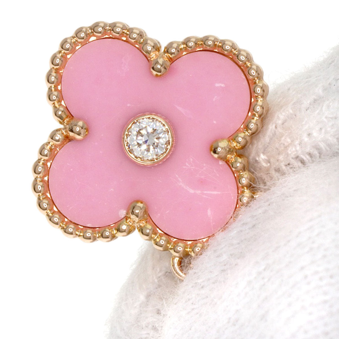 Van Cleef & Arpels Necklace 18K Pink Gold gold Vintage Alhambra Pink Sable Women Used Authentic