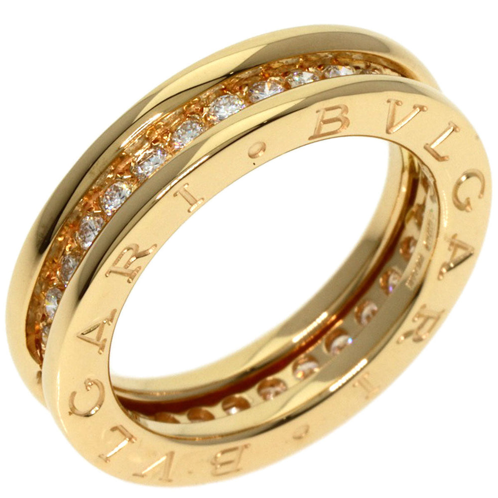 BVLGARI Ring 18K Yellow Gold gold B-zero1 B-zero One 1 Band Diamond #49