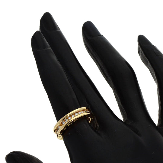 BVLGARI Ring 18K Yellow Gold gold B-zero1 B-zero One 1 Band Diamond #49