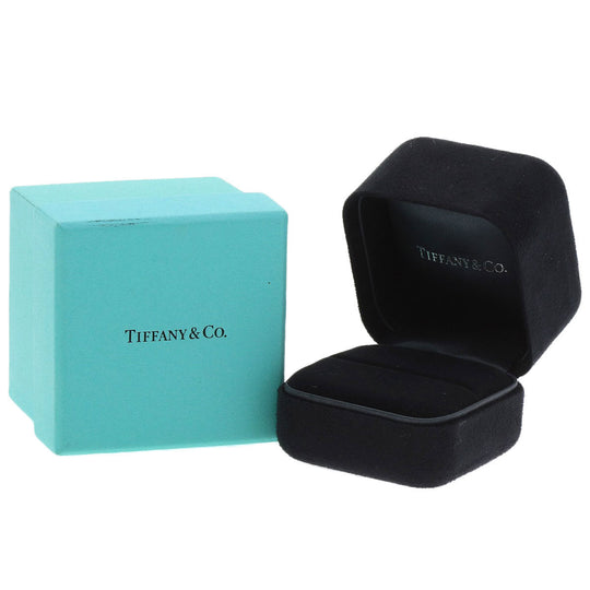 TIFFANY&Co. Ring PT950 Silver Solest cushion cut engagement diamond Women Used Authentic