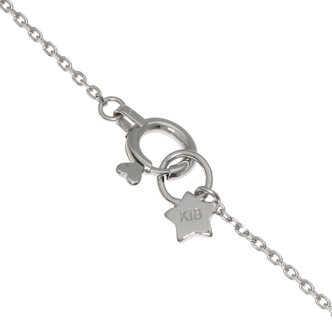 STAR JEWELRY bracelet K18WG Silver diamond Women Used Authentic