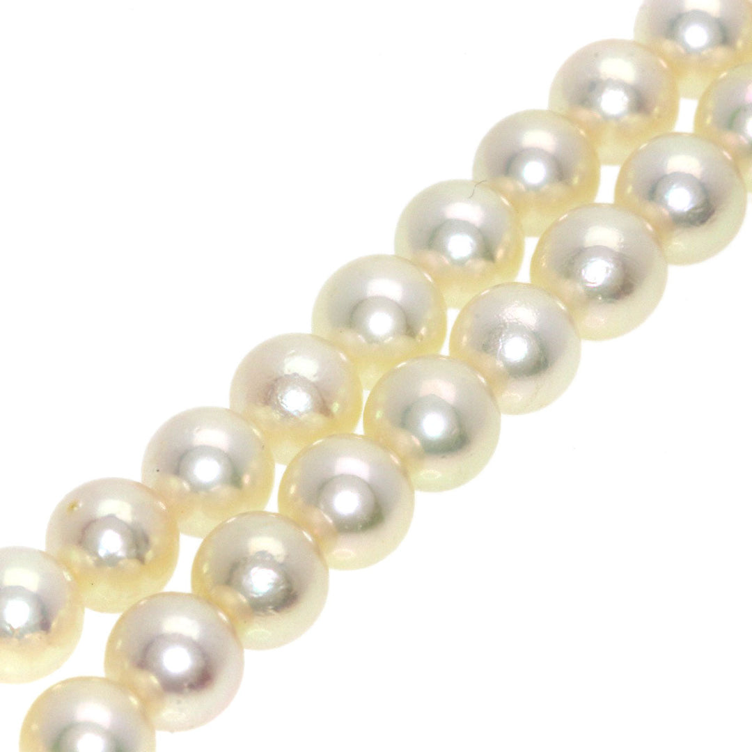 TASAKI Necklace SV white Akoya Pearl Choker Women Used Authentic