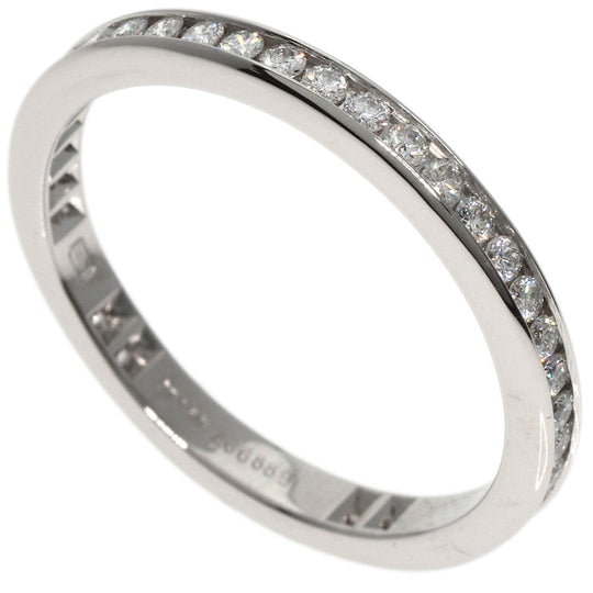 HARRY WINSTON Ring PT950 Silver Full eternity channel setting diamonds unisex(Unisex) Used Authentic