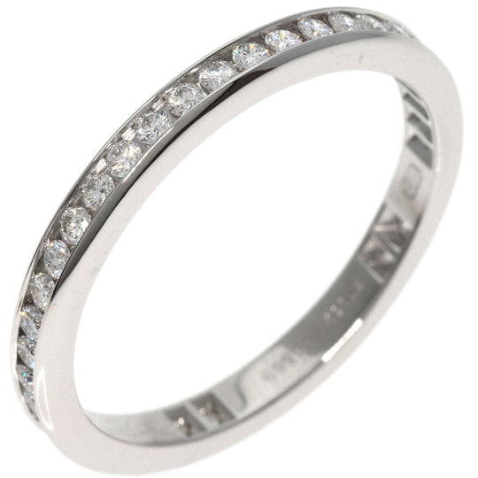 HARRY WINSTON Ring PT950 Silver Full eternity channel setting diamonds unisex(Unisex) Used Authentic