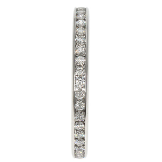 HARRY WINSTON Ring PT950 Silver Full eternity channel setting diamonds unisex(Unisex) Used Authentic