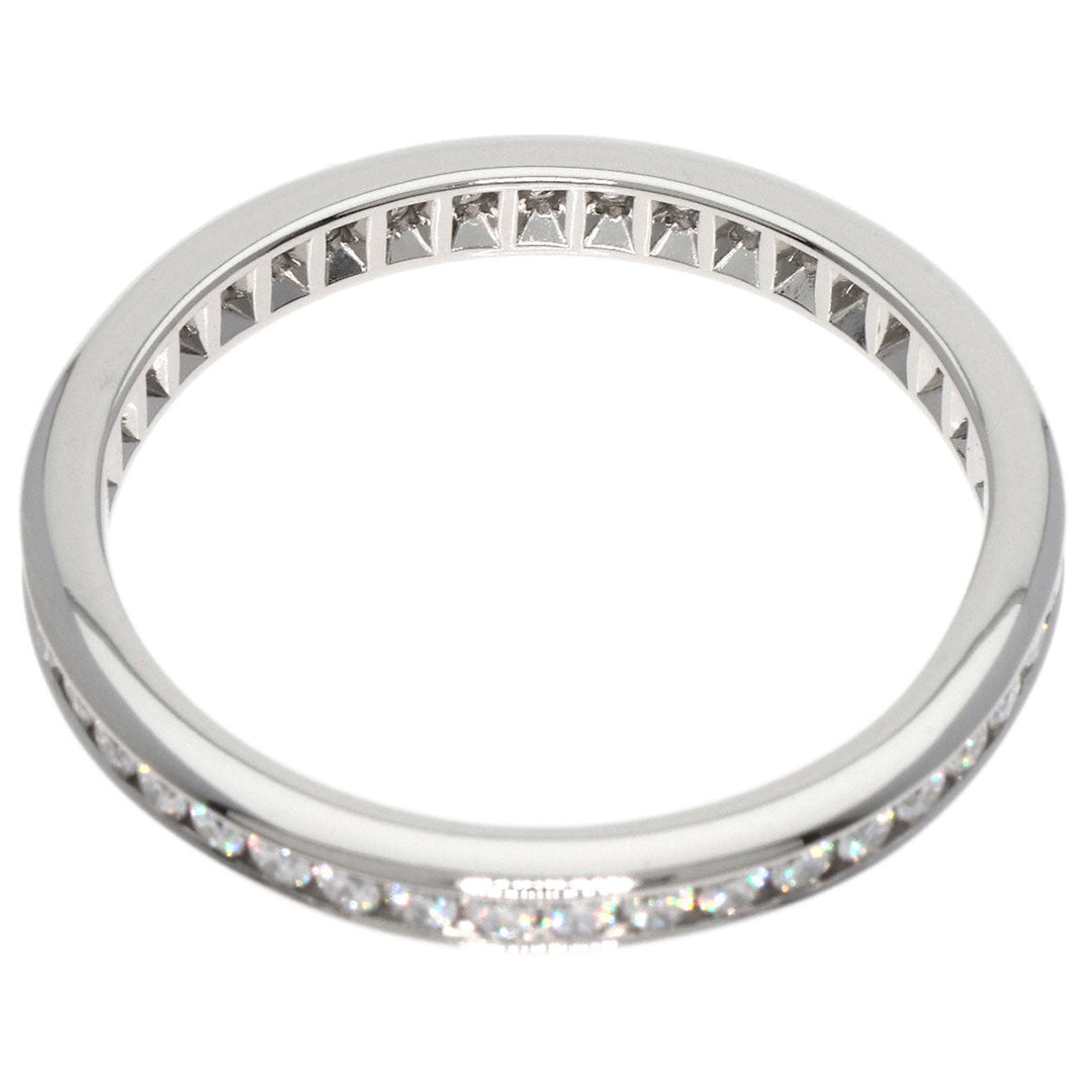 HARRY WINSTON Ring PT950 Silver Full eternity channel setting diamonds unisex(Unisex) Used Authentic