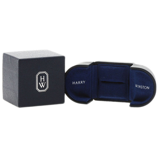 HARRY WINSTON Ring PT950 Silver Full eternity channel setting diamonds unisex(Unisex) Used Authentic