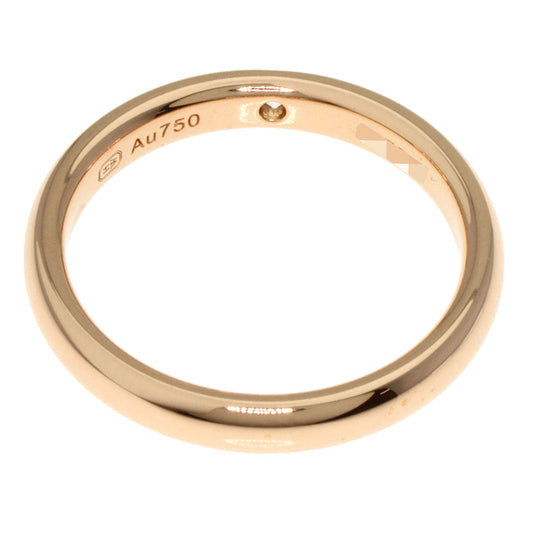 HARRY WINSTON Ring 18K Pink Gold gold Round Cut Diamond Wedding Ring Women Used Authentic