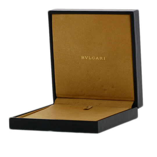 BVLGARI Necklace K18WG Silver Lucia Blue Topaz Diamond