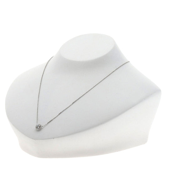 CARTIER Necklace K18WG Silver Destiny Diamond