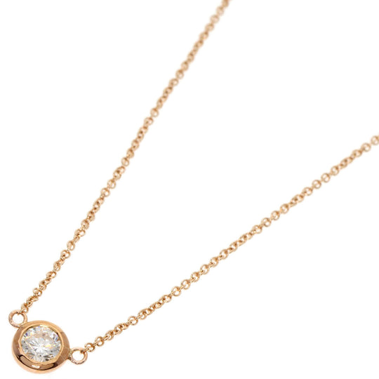 TIFFANY&Co. Necklace 18K Pink Gold gold By the yard diamond