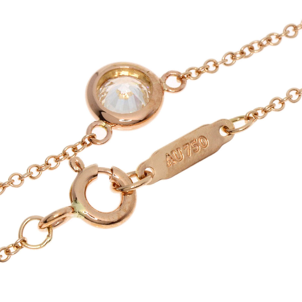 TIFFANY&Co. Necklace 18K Pink Gold gold By the yard diamond