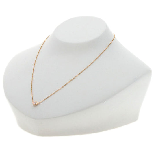 TIFFANY&Co. Necklace 18K Pink Gold gold By the yard diamond