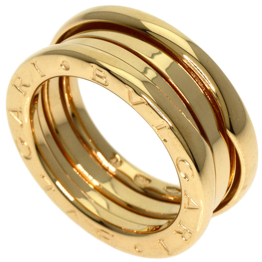 BVLGARI Ring 18K Yellow Gold gold B-zero1 B-zero One 2 Band #49 Women Used Authentic