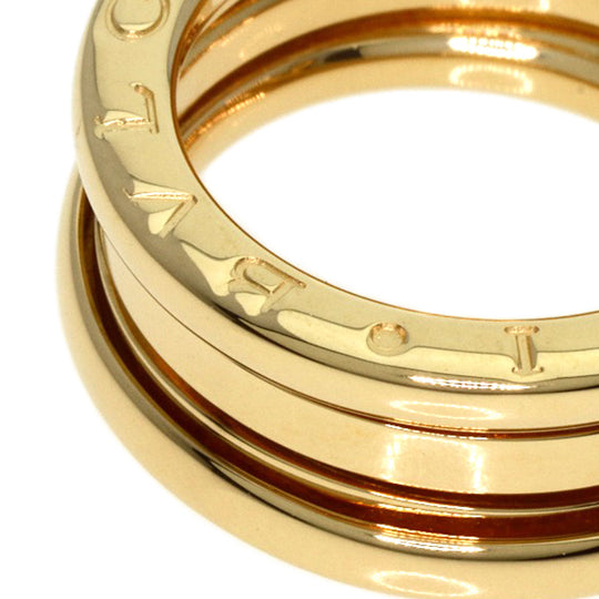 BVLGARI Ring 18K Yellow Gold gold B-zero1 B-zero One 2 Band #49 Women Used Authentic