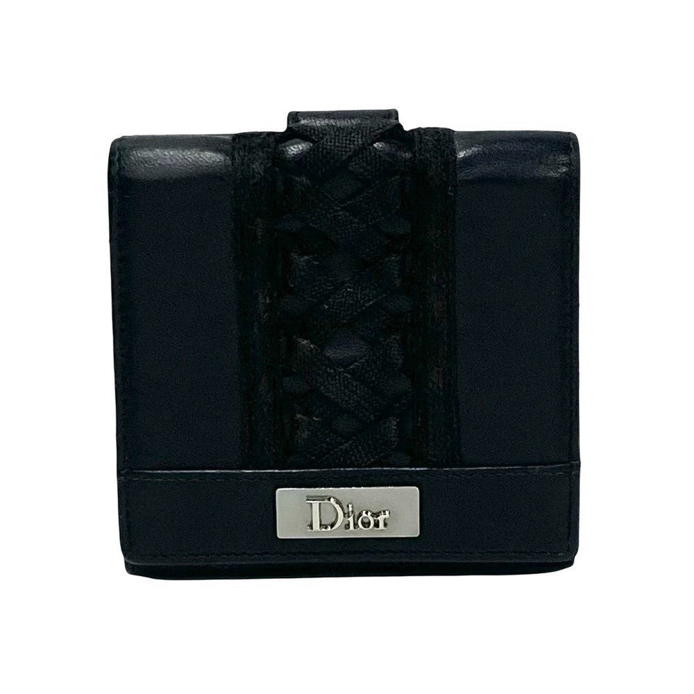 Dior Bifold Wallet leather black