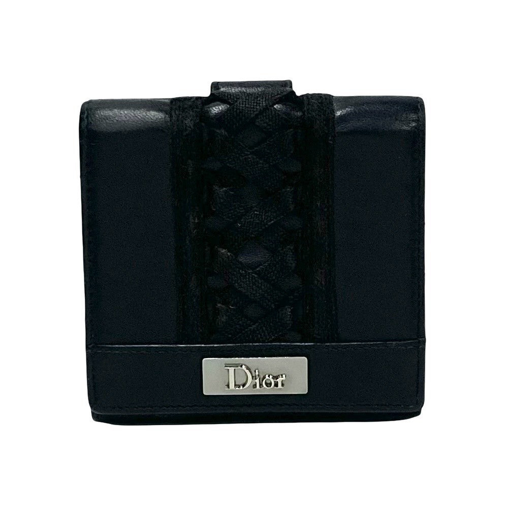 Dior Bifold Wallet leather black