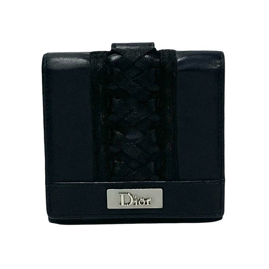 Dior Bifold Wallet leather black
