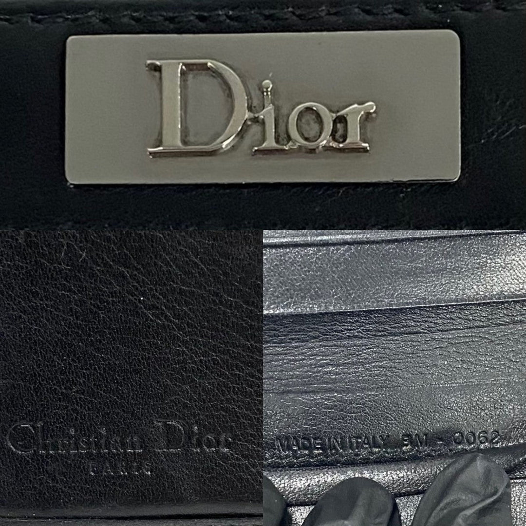 Dior Bifold Wallet leather black