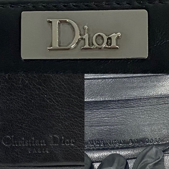 Dior Bifold Wallet leather black