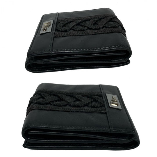 Dior Bifold Wallet leather black