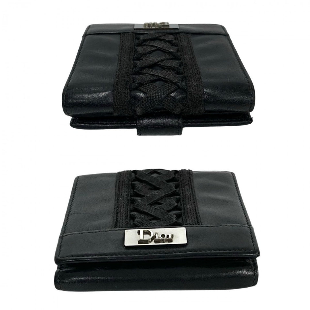 Dior Bifold Wallet leather black