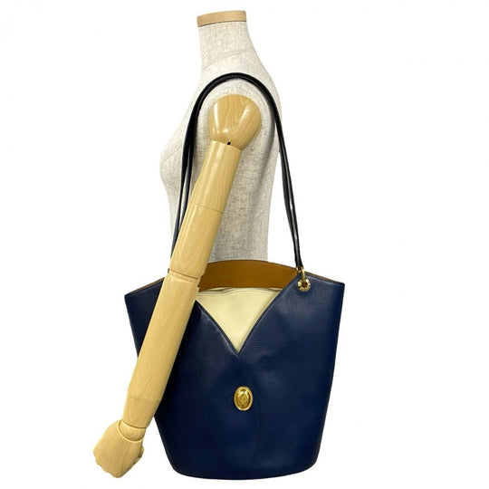 Dior Tote Bag leather Navy
