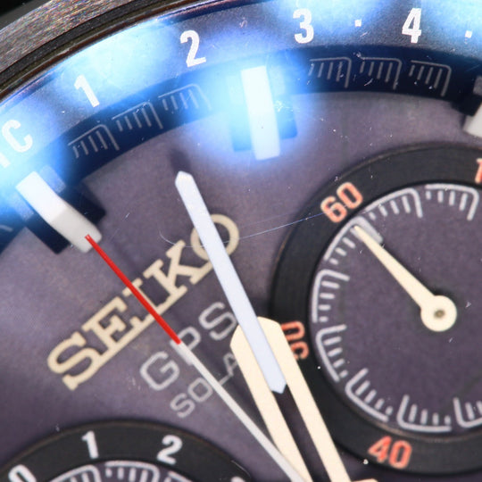 SEIKO Watches Solar Powered Radio Watch SBXB121 Titanium Ceramic , Titanium Ceramic black Astron Giugiaro Design Limited Edition 3000 pieces black dial mens Used Authentic