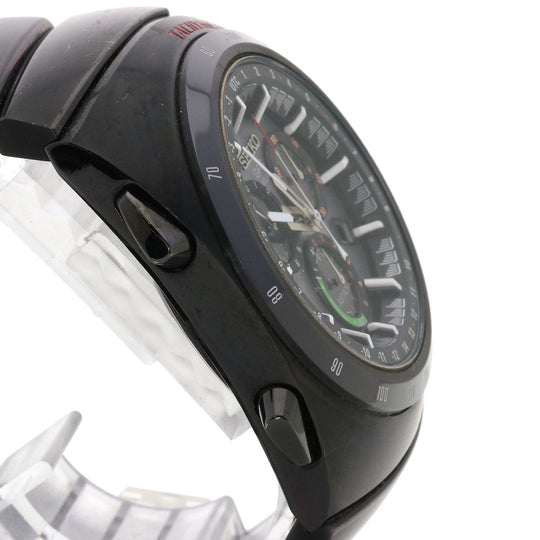 SEIKO Watches Solar Powered Radio Watch SBXB121 Titanium Ceramic , Titanium Ceramic black Astron Giugiaro Design Limited Edition 3000 pieces black dial mens Used Authentic