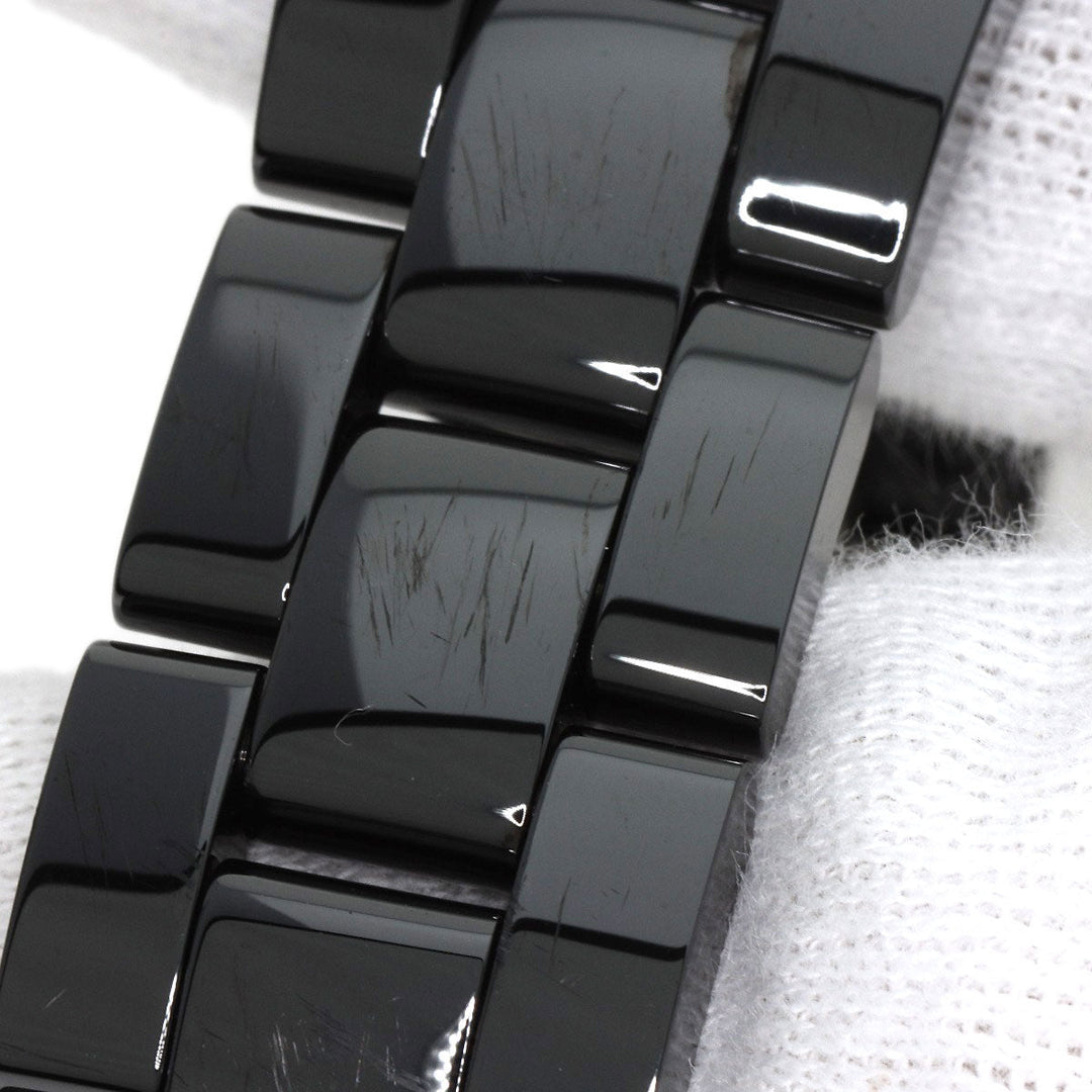 CHANEL Watches Mechanical Automatic H5699 ceramic black Caliber 12.1 J12 1.5" H5699 current model black dial mens(Unisex) Used Authentic