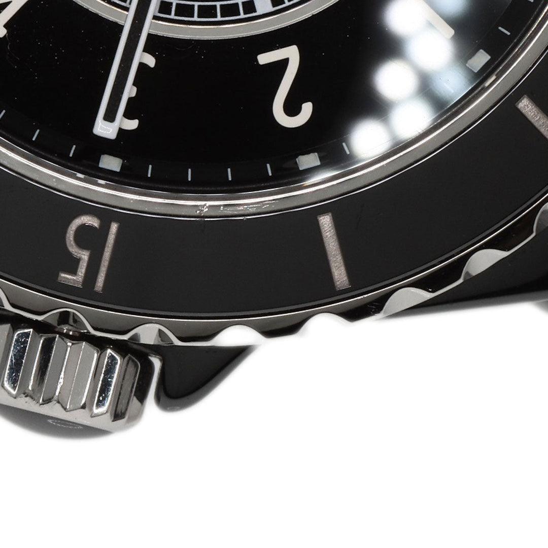 CHANEL Watches Mechanical Automatic H5699 ceramic black Caliber 12.1 J12 1.5" H5699 current model black dial mens(Unisex) Used Authentic