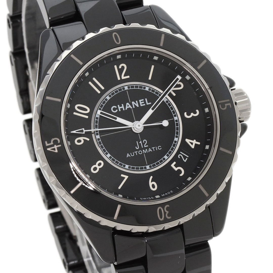 CHANEL Watches Mechanical Automatic H5699 ceramic black Caliber 12.1 J12 1.5" H5699 current model black dial mens(Unisex) Used Authentic