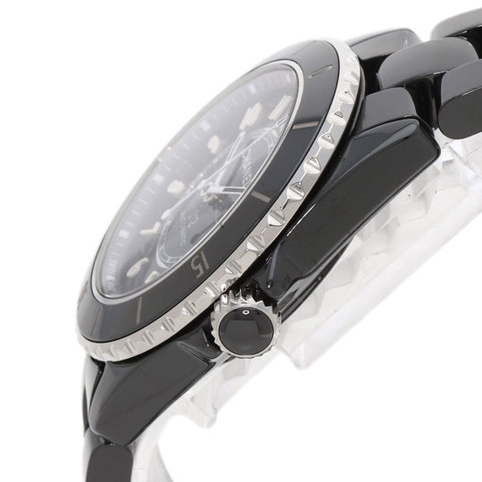 CHANEL Watches Mechanical Automatic H5699 ceramic black Caliber 12.1 J12 1.5" H5699 current model black dial mens(Unisex) Used Authentic