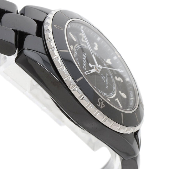 CHANEL Watches Mechanical Automatic H5699 ceramic black Caliber 12.1 J12 1.5" H5699 current model black dial mens(Unisex) Used Authentic