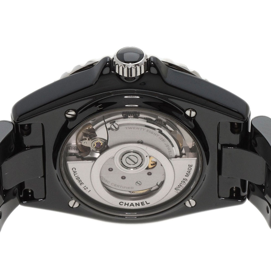 CHANEL Watches Mechanical Automatic H5699 ceramic black Caliber 12.1 J12 1.5" H5699 current model black dial mens(Unisex) Used Authentic