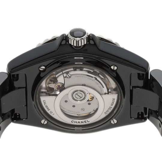 CHANEL Watches Mechanical Automatic H5699 ceramic black Caliber 12.1 J12 1.5" H5699 current model black dial mens(Unisex) Used Authentic