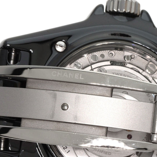 CHANEL Watches Mechanical Automatic H5699 ceramic black Caliber 12.1 J12 1.5" H5699 current model black dial mens(Unisex) Used Authentic