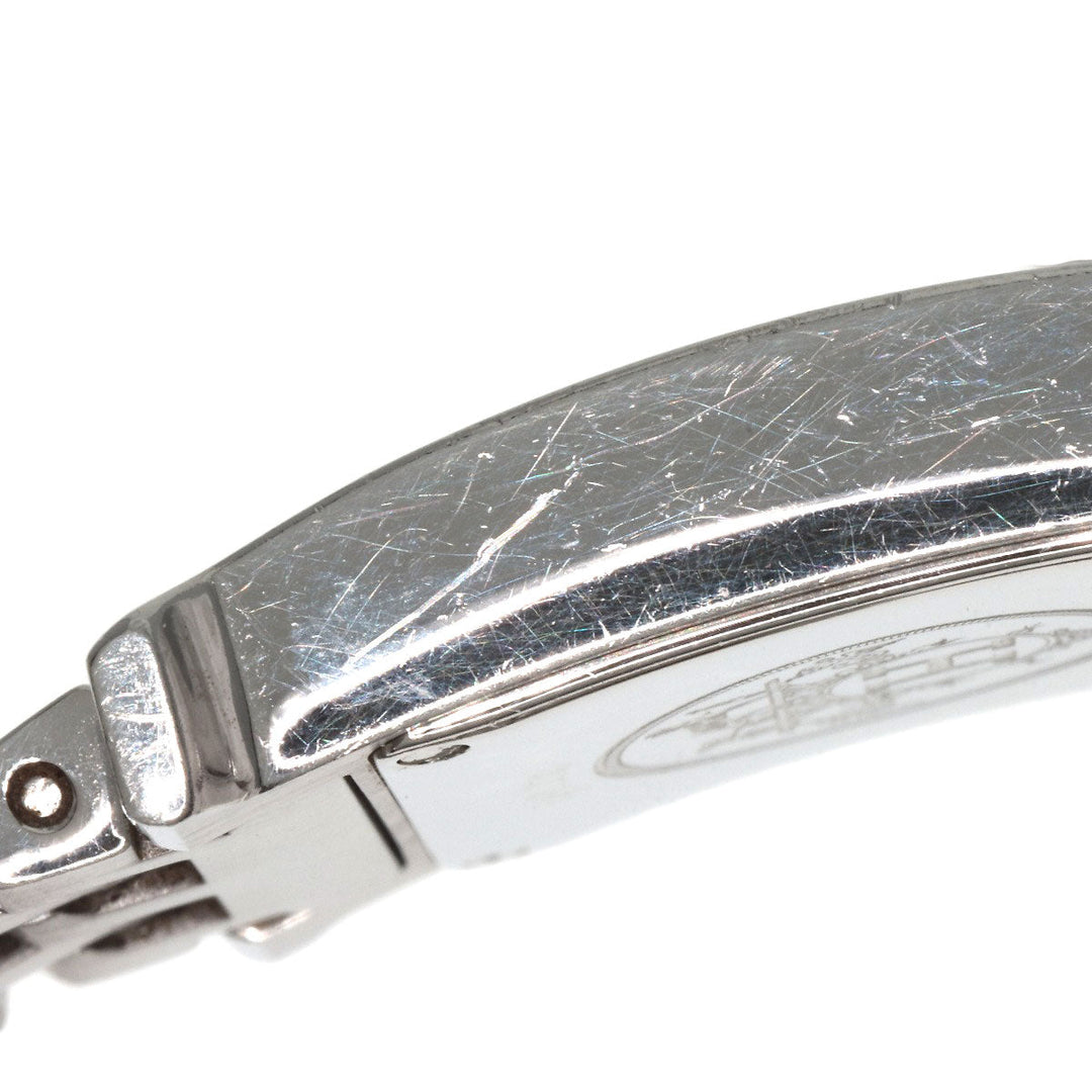 HERMES Watches Quartz HH1.210 Stainless Steel Silver H watch Orange dial Women Used Authentic
