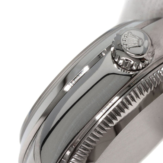 ROLEX Watches Mechanical Automatic 76080 Stainless Steel , Stainless Steel Silver Oyster perpetual black dial Women Used Authentic