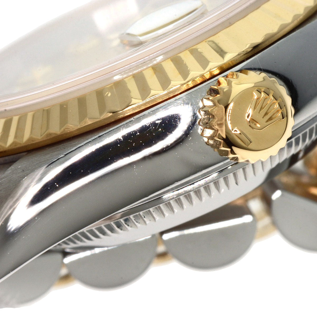 ROLEX Watches Mechanical Automatic 69173G Stainless Steel Silver Datejust 10P Diamond gold dial