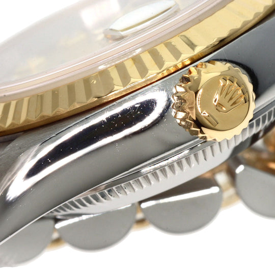 ROLEX Watches Mechanical Automatic 69173G Stainless Steel Silver Datejust 10P Diamond gold dial