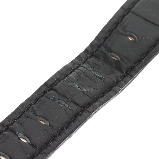 Gaga Milano Watches Quartz 5087 Gold Plated, Leather gold Manuale 46 Limited to 1000 pieces black dial mens Used Authentic