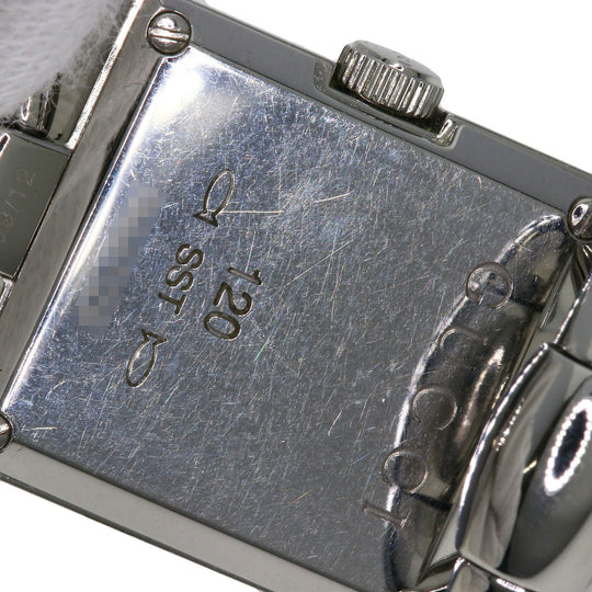 GUCCI Watches Quartz 120 Stainless Steel , Stainless Steel Silver Tornavoni 4P Diamond black dial Women Used Authentic