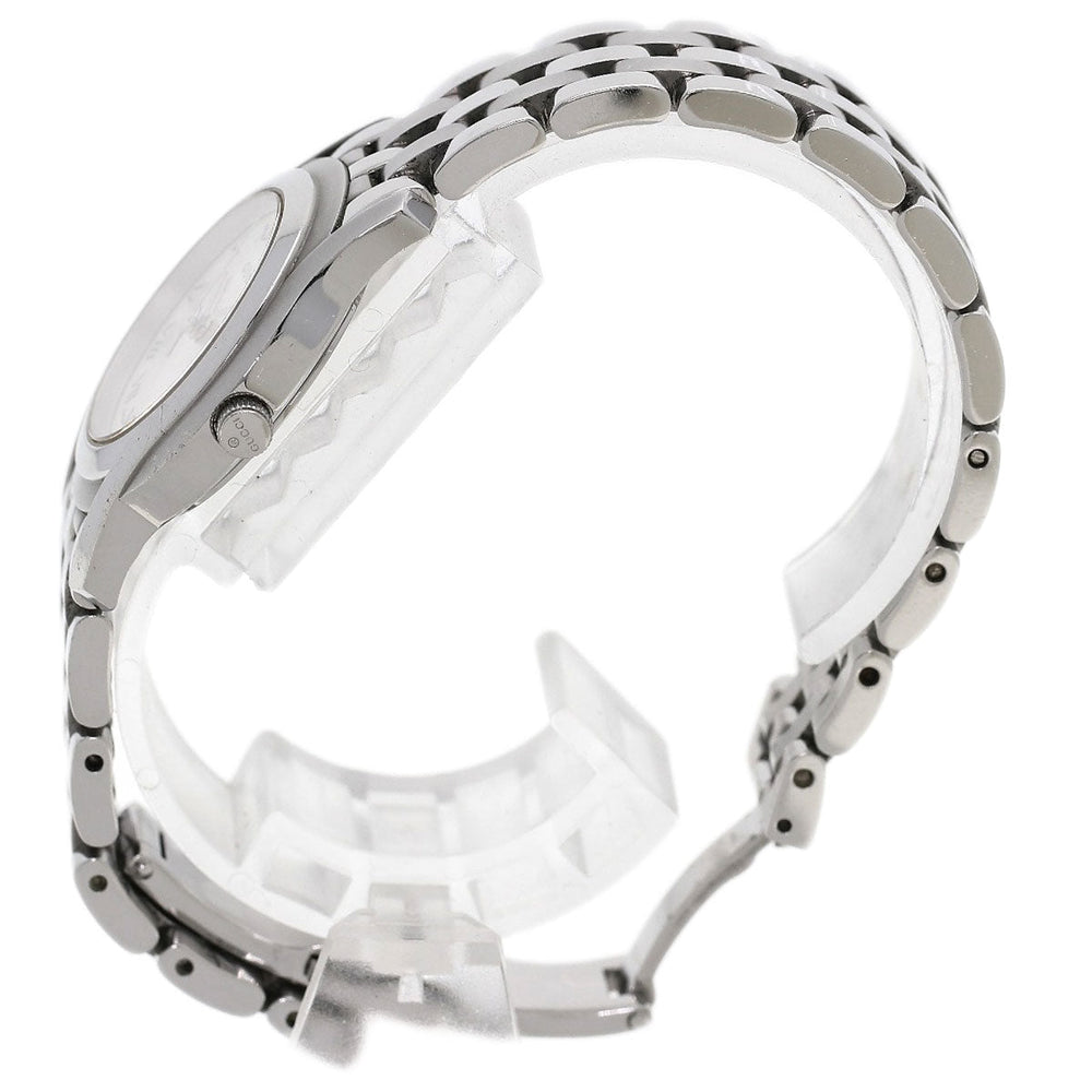 GUCCI Watches Quartz Stainless Steel , Stainless Steel Silver 5500L Silver dial Women Used Authentic