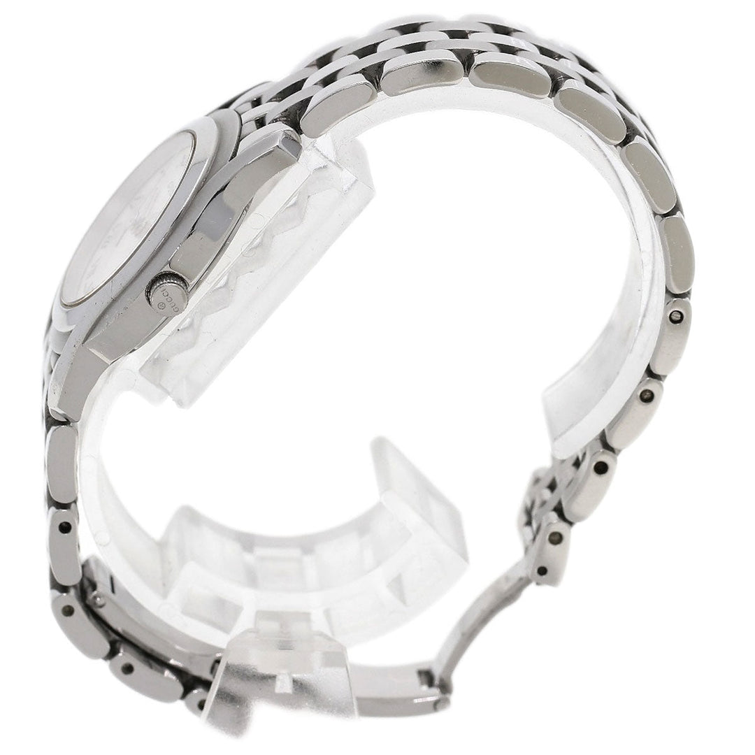 GUCCI Watches Quartz Stainless Steel , Stainless Steel Silver 5500L Silver dial Women Used Authentic