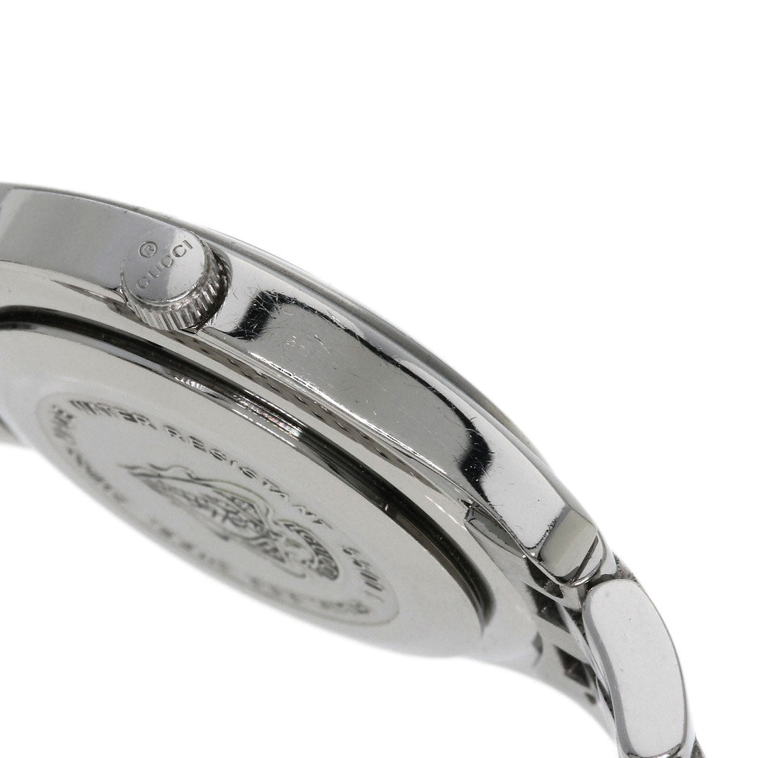 GUCCI Watches Quartz Stainless Steel , Stainless Steel Silver 5500L Silver dial Women Used Authentic