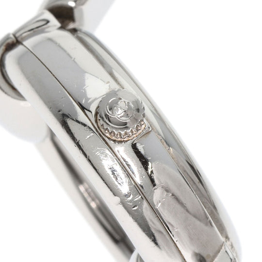 GUCCI Watches Quartz 1400L Stainless Steel , Stainless Steel Silver Round face black dial Women Used Authentic