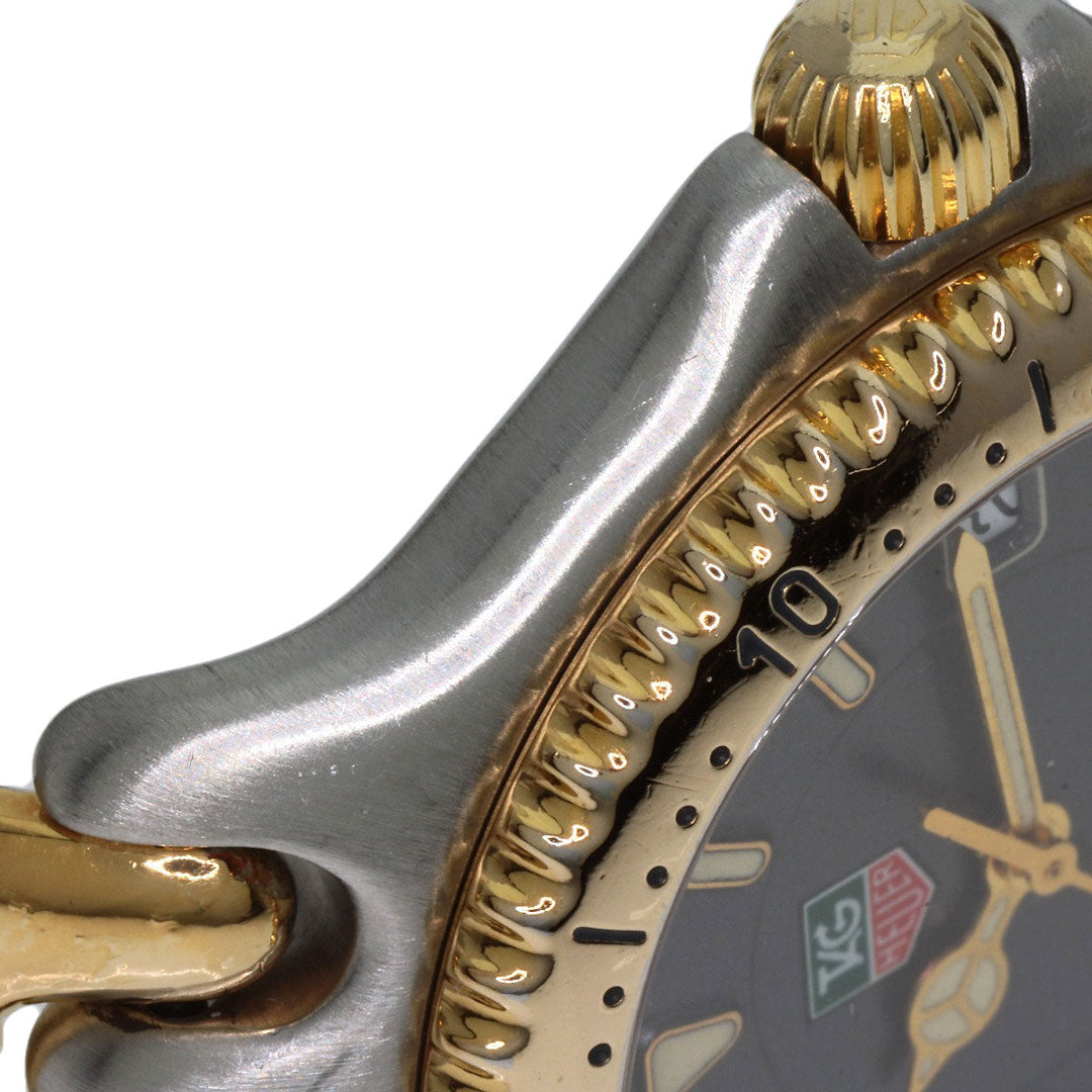 TAG HEUER Watches Quartz WG1220 Stainless Steel , SSxGP Silver professional gray dial mens Used Authentic